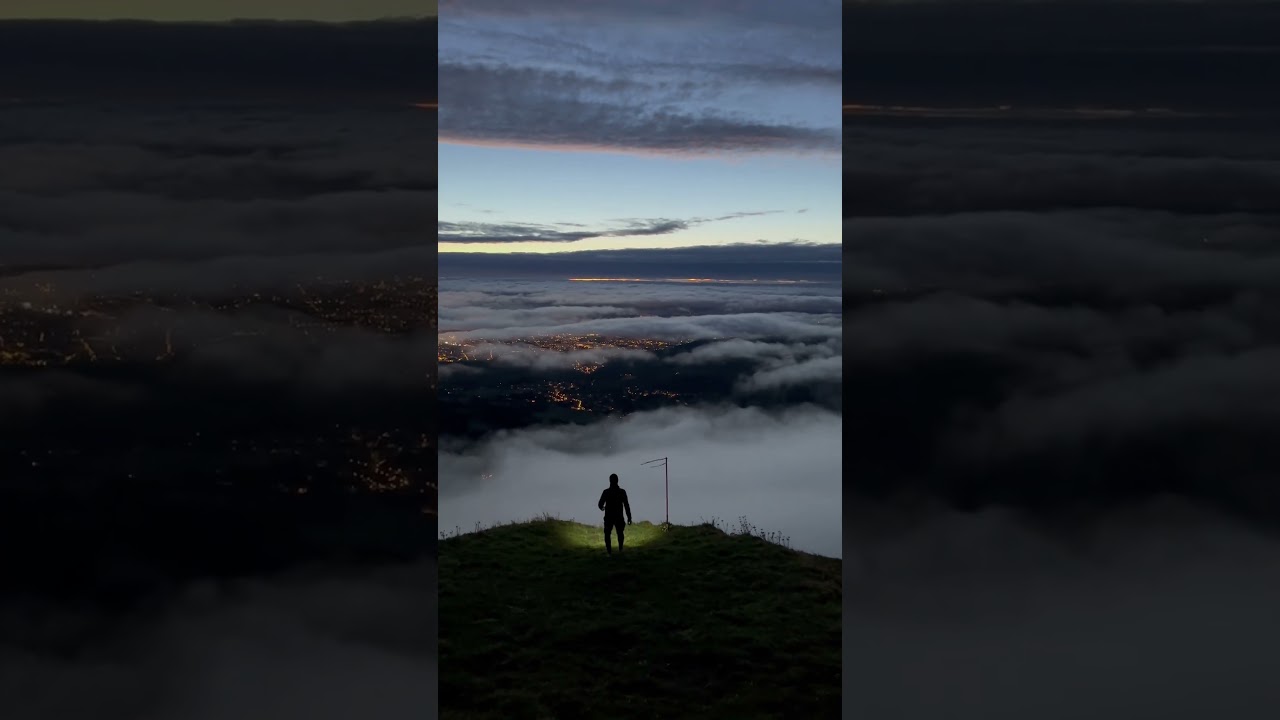 Le volcan de Clermont Ferrand #auvergne #randon#sunset