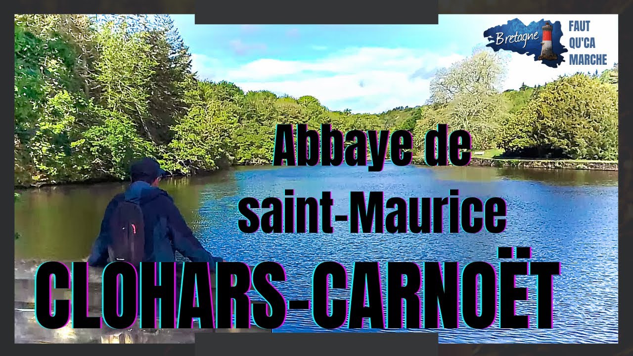 Découvrir le Finistère en randonnée. Abbaye de St Maurice. Clohars Carnoët. #bretagne #finistère