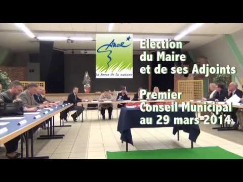 Elections du Maire et des Adjoints – Première réunion du Conseil Municipal du 29 mars 2014