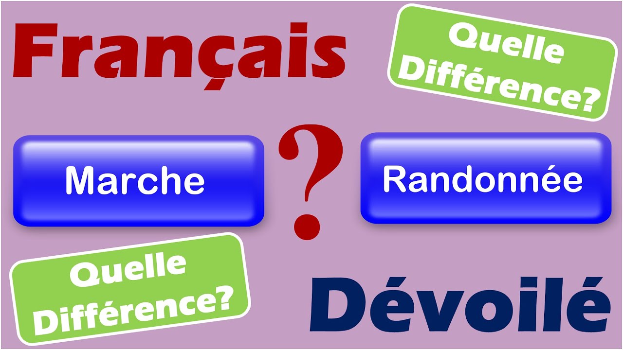 Marche et Randonnée (Quelle Diff.)