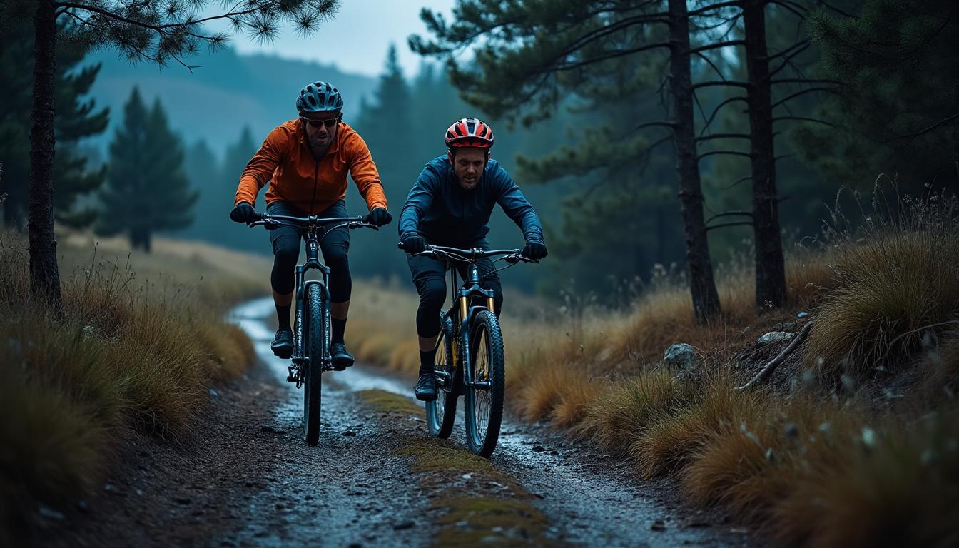 partez à l'aventure nocturne autour du mans avec une randonnée gravel et vtt. explorez des sentiers sauvages sous les étoiles et vivez une expérience unique en pleine nature.