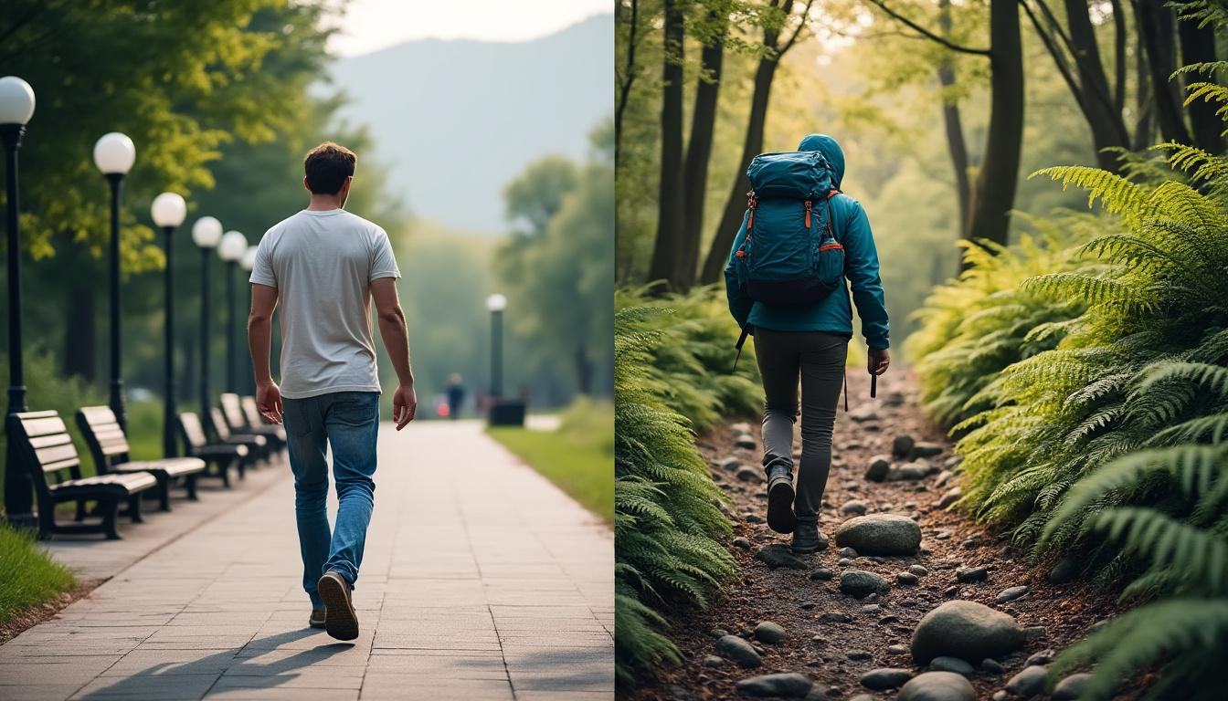 découvrez les principales différences entre une marche et une randonnée, leurs objectifs, leurs niveaux de difficulté et les équipements adaptés pour chaque activité.